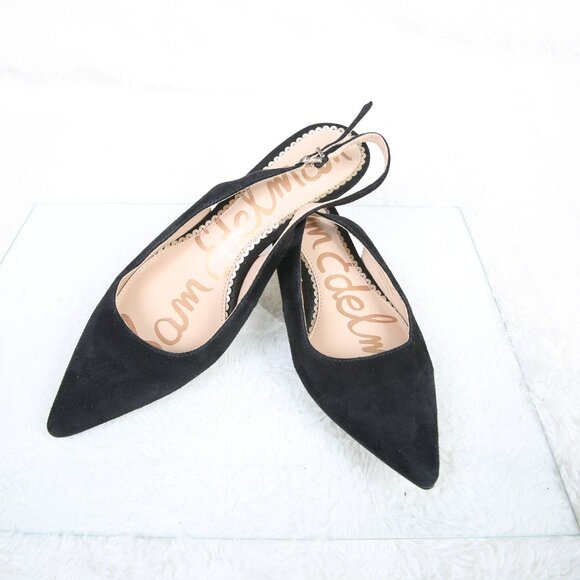 Sam Edelman Black Slingback Heels - Picture 3 of 10